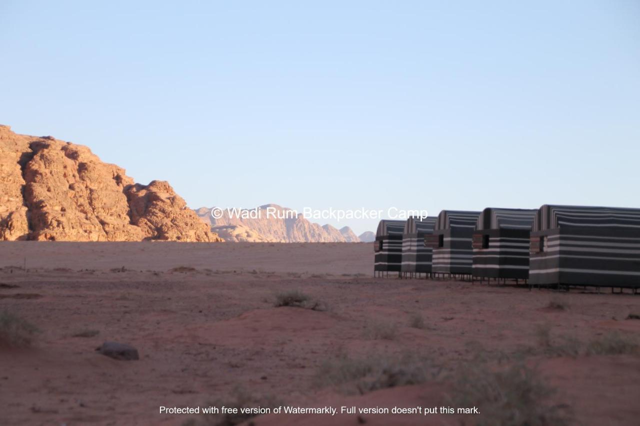 Wadi Rum Backpacker Camp Eksteriør billede