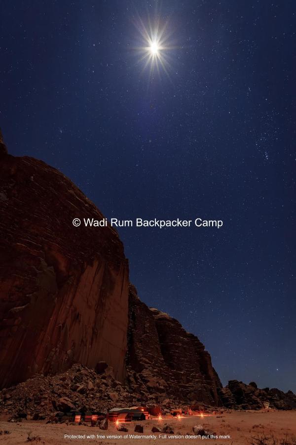Wadi Rum Backpacker Camp Eksteriør billede